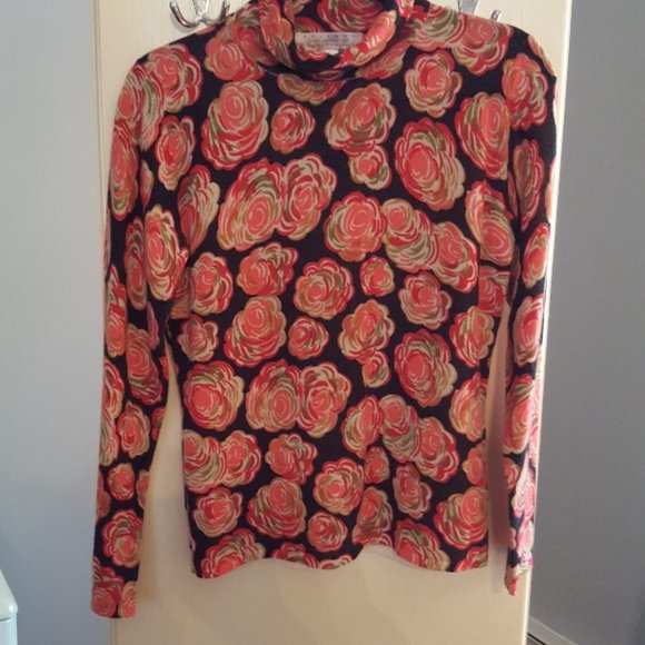 Women's cashmere cowl neck sweater - Picture 1 of 3